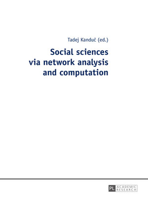 cover image of Social sciences via network analysis and computation